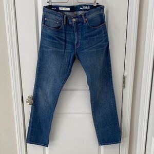 GAP Men’s Skinny Jeans in Blue Wash 002